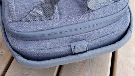 A small gap when the Access Pack is closed means it’s not completely waterproof.